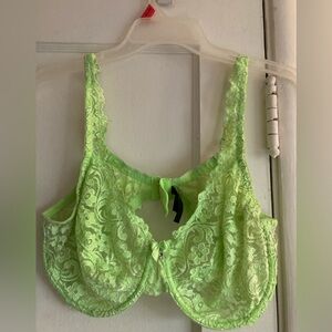 Smart & Sexy Green Lace Bra Intimates